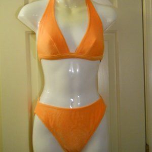 Orange 2 pc bathing suit